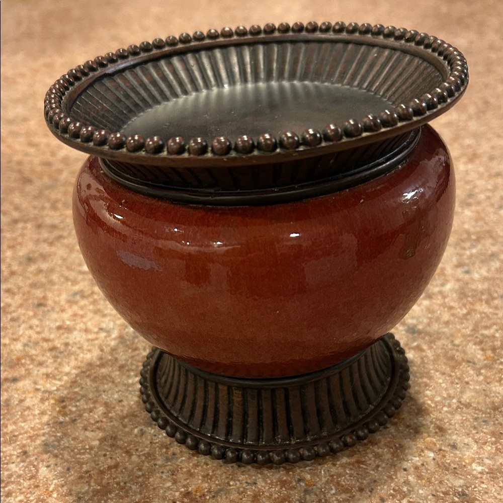 PartyLite Moroccan Spice pillar candle holder